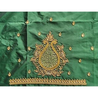 OMSAIFAB Cotton Silk Self Design Blouse Material view 2