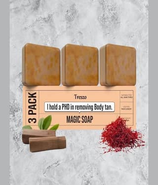 Treszo Beauty Gharr Magic Soap for All Skin Type ( Pack of 3 )