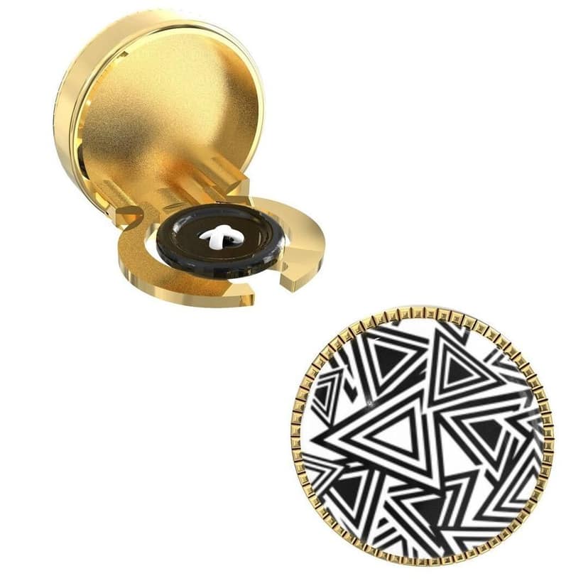 The Smart Buttons - Shirt Button Cover Cufflinks for Men - Glow In The Dark Design Pattern view 7