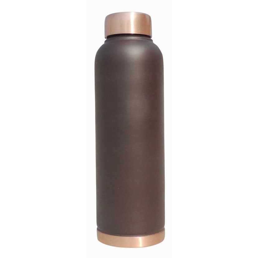 Pure Copper Drinking Bottle 900 ML | Anti-Bacterial Ayurvedic Bottle , Height : 10 Inch (BCMAS175 C) view 3