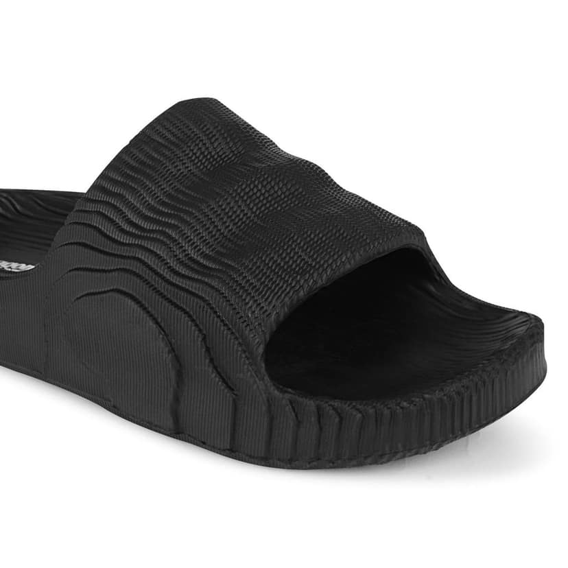 Paragon Everyday Comfort Lightweight, Durable, Waterproof Slides for Men with Modern Wave Design and Extra Sole Support | Casual Slider Sandals for Men view 4