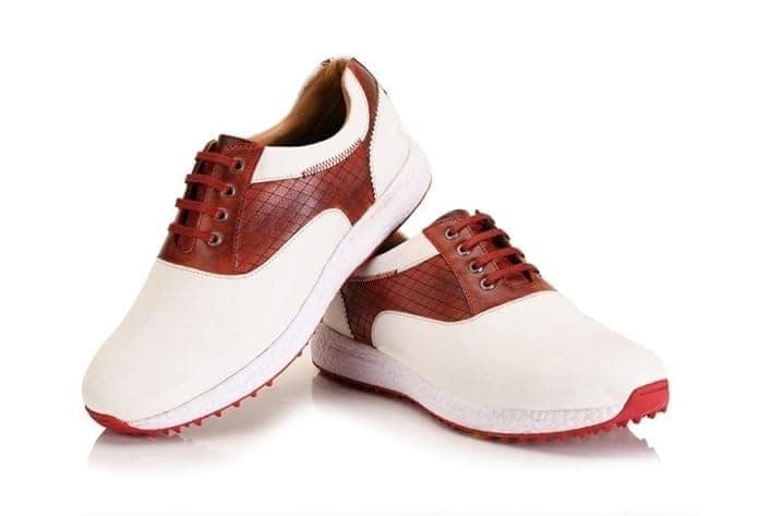 HITCARO Men Proffessional Leather Golf Shoes | Lace-Up | Phylon Sole |Waterproof | Comfortable | Breathable | Sports Shoes view 2
