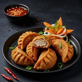 Chicken Ban Fried Momos