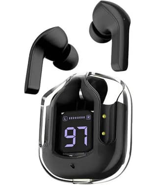 COREGENIX Ultrapods Bluetooth True Wireless (TWS) In Ear 8 Hours Playback Powerfull bass IPX4(Splash & Sweat Proof) Black