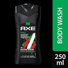 Axe Africa 3 In 1 Body Wash - For Men, Squeezed Mandarin & Sandalwood Scent, Long-Lasting Fragrance, 250 Ml