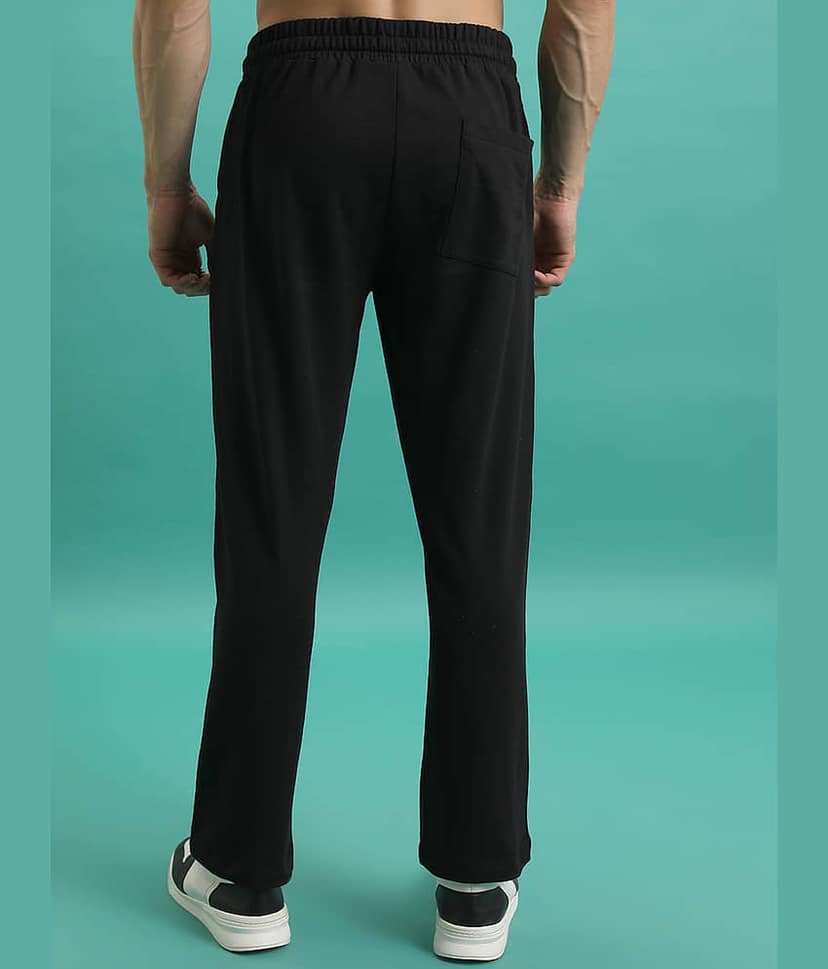 Highlander Black Polyester Men's Trackpants ( Pack of 1 ) view 3