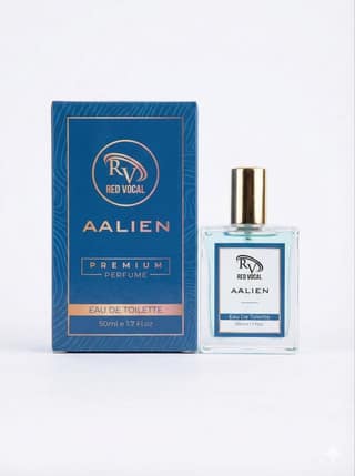 Red Vocal Aalien Luxury Eau De Toilette – Unisex 50ml, Long-Lasting Woody & Amber Fragrance
