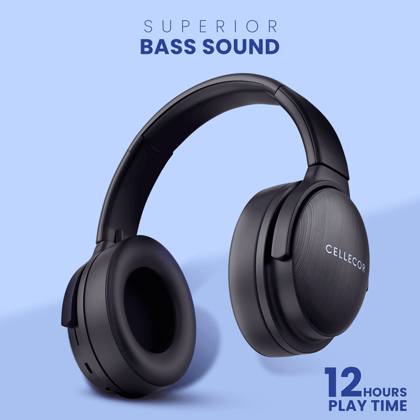 Cellecor Cruzio with 12 Hours Playtime, AUX, BT v5.1, Foldable Design, Bluetooth Gaming view 4