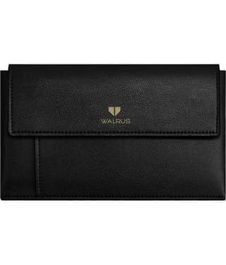 Walrus Black Faux Leather Purse