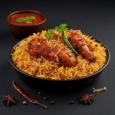Chilli Chicken Biryani