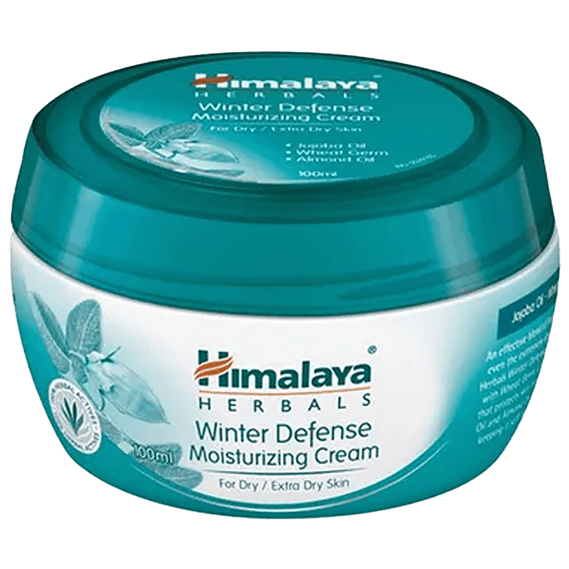 Himalaya Winter Defense Moisturizing Cream - Dry & Extra Dry Skin, Jojoba Oil, Wheatgerm Oil & Almond Oil, 100 Ml view 2