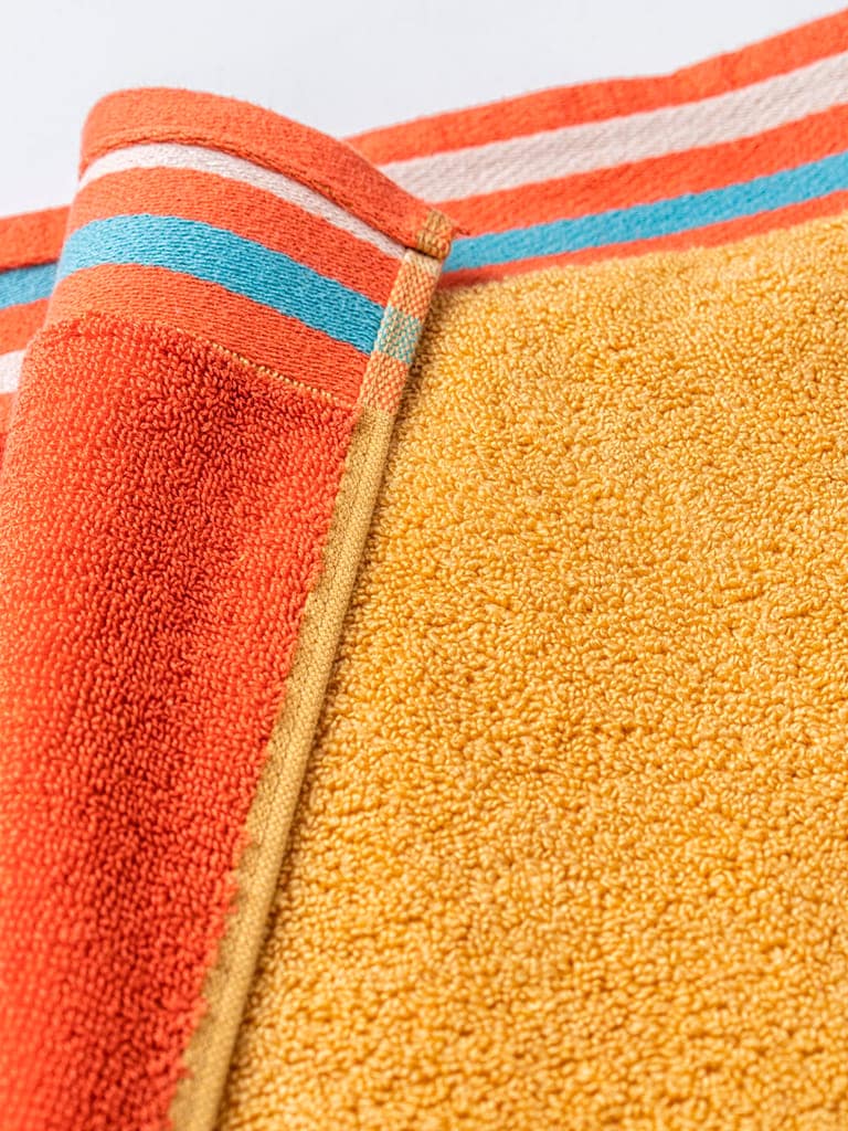 DDecor 100% Premium Cotton Hand Towel | Plain Dual Color 500TC | Zero Twist with High Absorbency | Perfect for Everyday Use | Zest Collection | 40 CM X 60 CM view 2