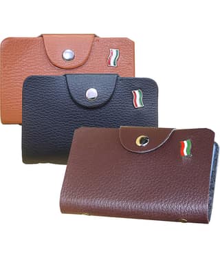 Kopila - PU Leather Card Holder ( Pack 3 )