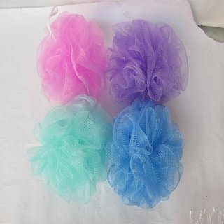 Set of 4 Body washing Scrubber Loofah, Bath Shower Body Washing ,Bath Ball Pouf