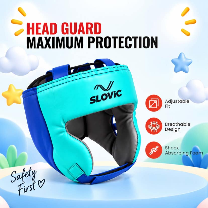 Slovic Kids Boxing Kit - Blue view 4