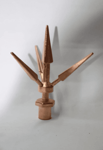 AVON EARTHING COMPANY Copper Bonded Lightning Arrester Solar-Lightning (Brown) view 3