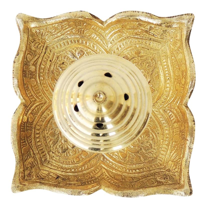 Brass Pooja Temple Agarbatti Stand, Height : 2.2 Inch (ZMAS205 D) view 4
