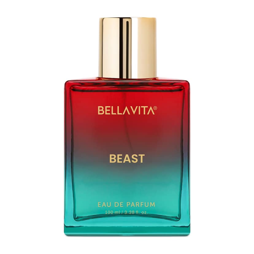 BELLAVITA Beast | Long Lasting EDP | 100ml | Perfume for Man and Woman | Raspberry, Patchouli and Rose | Premium Fragrance for Men and Women BELLAVITA Beast | Long Lasting EDP | 100ml | Perfume for Man and Woman | Raspberry, Patchouli and Rose | Premium