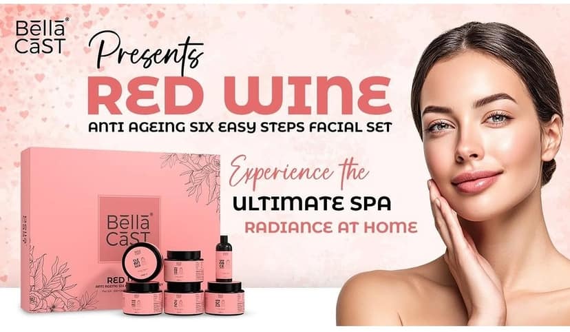 Bella cast red wine facial kit