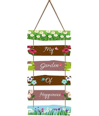 Saf Wood Wall Sculpture Multi - Pack of 1