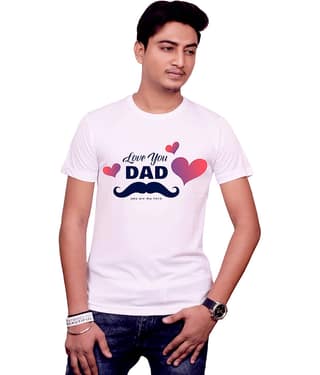 Nityanand Enterprises White Cotton Blend T-Shirt
