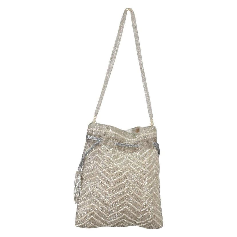 Silver Designer Potli Bag FHS view 4