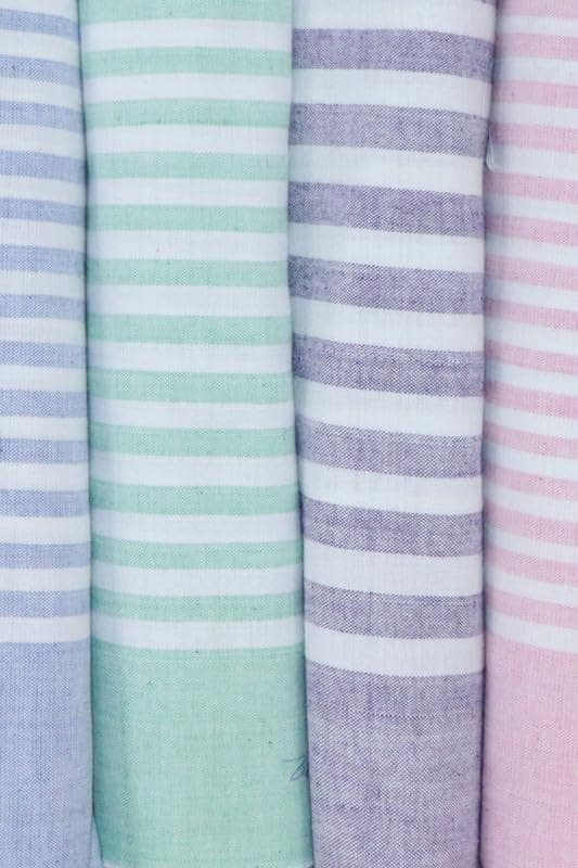 APCO Handloom (A Andhra Pradesh Govt Emporium)- Pure Handloom Chengai Cotton Towels | CTL0012 (Set of 4) view 2