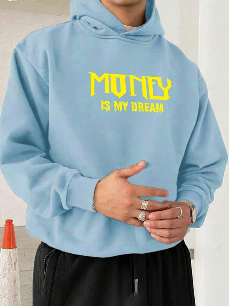 SCOTT FINCHER Men's Fleece Long Sleeve Hip Hop Streetwear Hoodie : AA(RSHOD)SKYBLUE_169 view 3