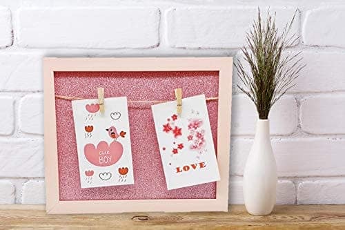 Rack Jack Wall Frame with Wooden Clips - Glitter - Pink view 4