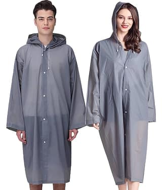 Infispace Pack of 1 Unisex Raincoat With Hood | Waterproof Rain Poncho | Material | Reusable | Lightweight | Universal Size | Raincoat for Men and Women raincoat raincoat lightwaight raincoat plastick raincoat hiking raincoat barsati rainsuit for r