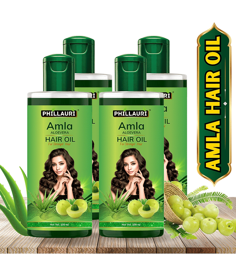 Phillauri Anti Hair Fall Amla Oil 400 ml ( Pack of 4 )