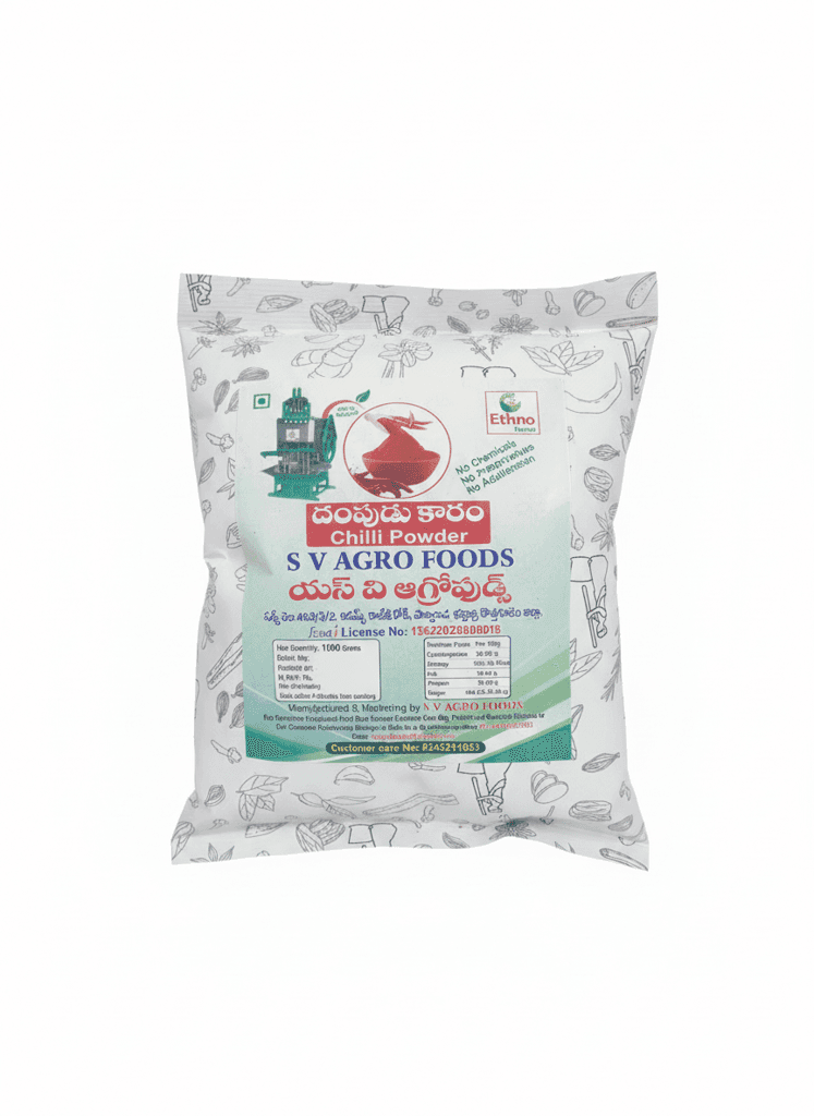 Organic pest free certified Chilly Powder