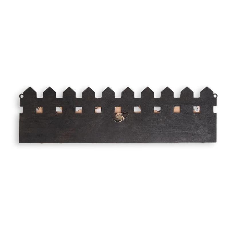 Tisser Artisans Warli Wooden Name Plate Multicolour