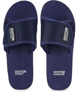 DOCTOR EXTRA SOFT - Navy Men's Slide Flip Flop