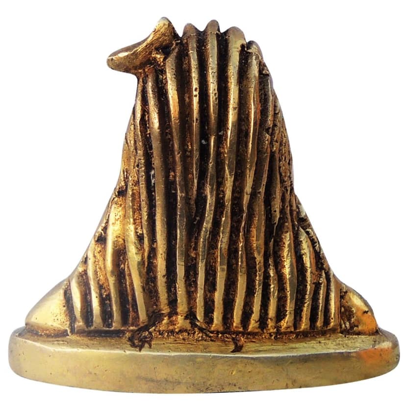 Brass Adiyogi Decorative Statue | Spiritual Home Decor, Height : 2.2 Inch (BSMAS1400 B) view 3