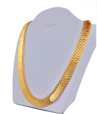 KRIMO Brass Golden Traditional Necklace Choker