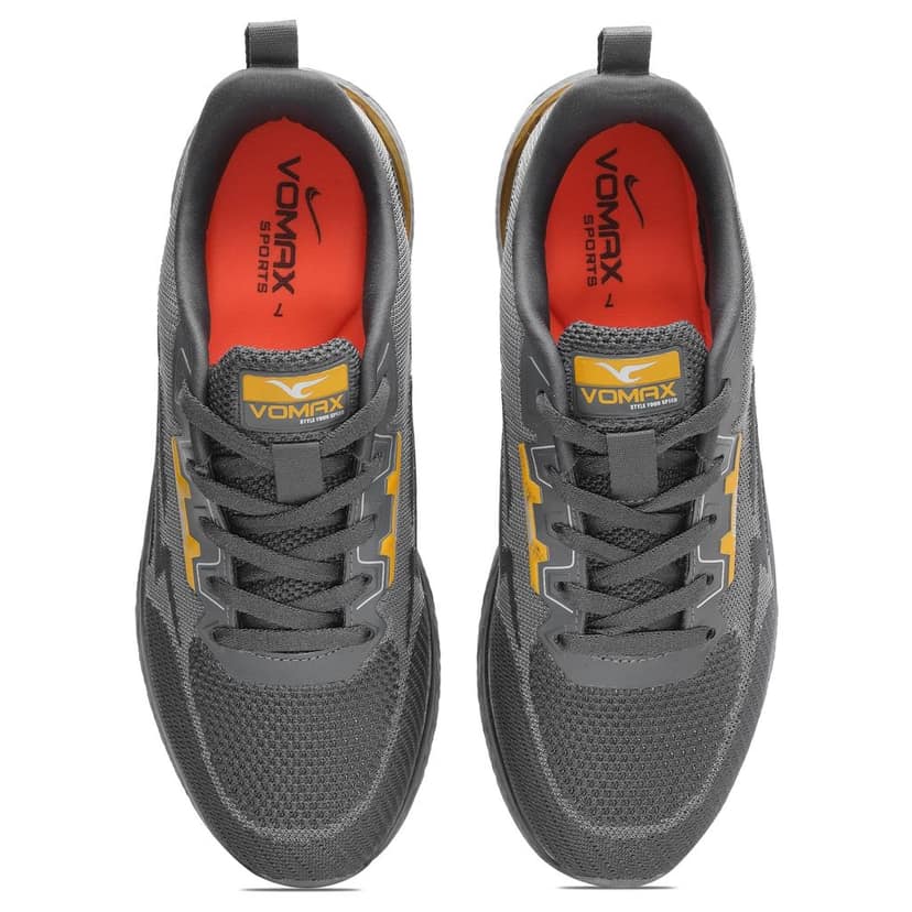 VOMAX SPORTS Stalino-03 Men's Breathable and Lightweight Flyknit Upper Walking, Road Running Shoes view 8