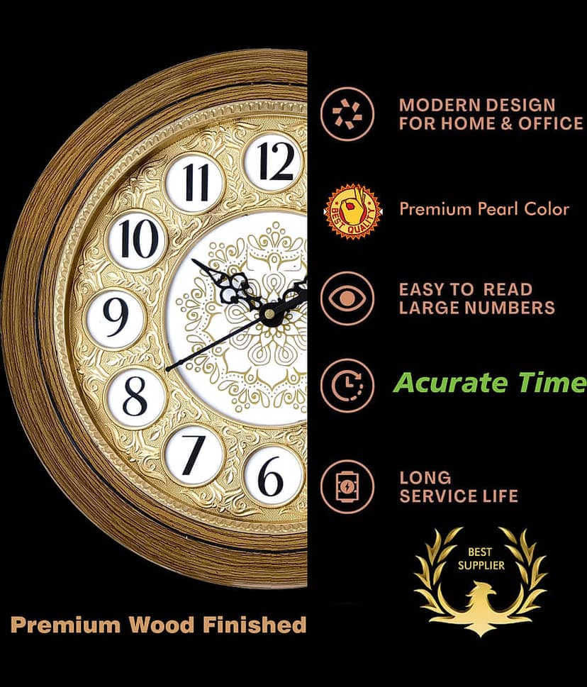 GrabBasket Circular Analog Wall Clock view 2