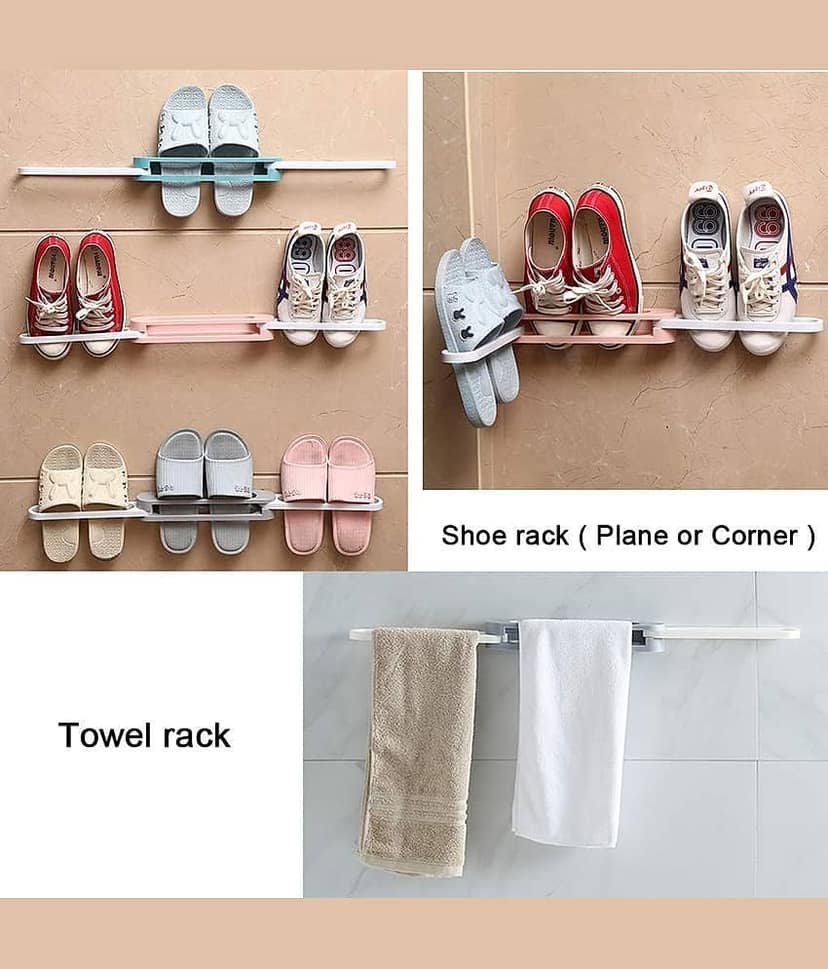 Multifunction Folding Slippers/Shoes Hanger (1 Piece)