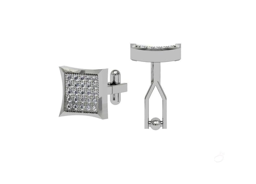 Inverted Grace Cufflinks for Him view 3