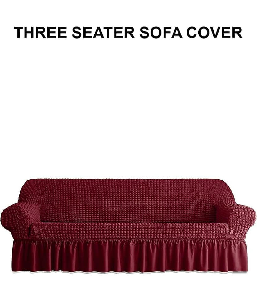 Cortina 2 Seater Polyester Sofa Cover ( Pack of 1 )
