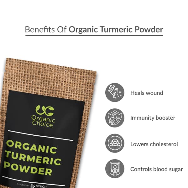 Organic Choice Turmeric Powder 200 Gms Certified Organic view 3