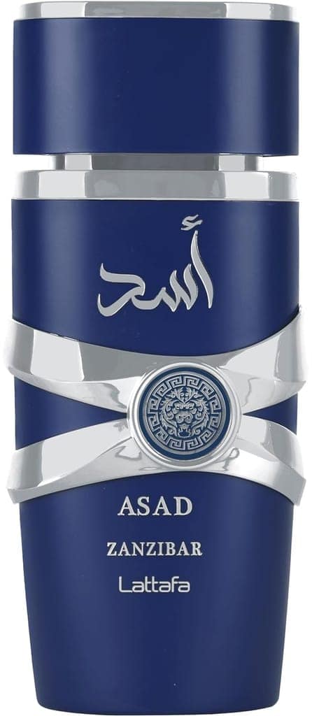 Lattafa Asad Zanzibar Eau De Parfum for Men – 3.4 oz / 100ml – Exotic and Bold Fragrance Spray view 2
