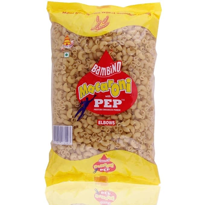 Bambino Pasta - Macaroni Pep, 925G Pouch, Vegetarian