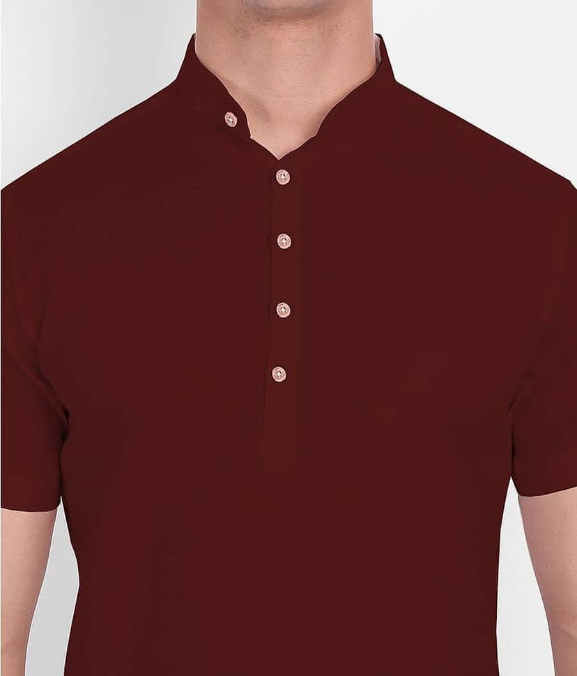 Vida Loca - Peach Cotton Slim Fit Men's Casual Shirt ( Pack of 1 ) view 2