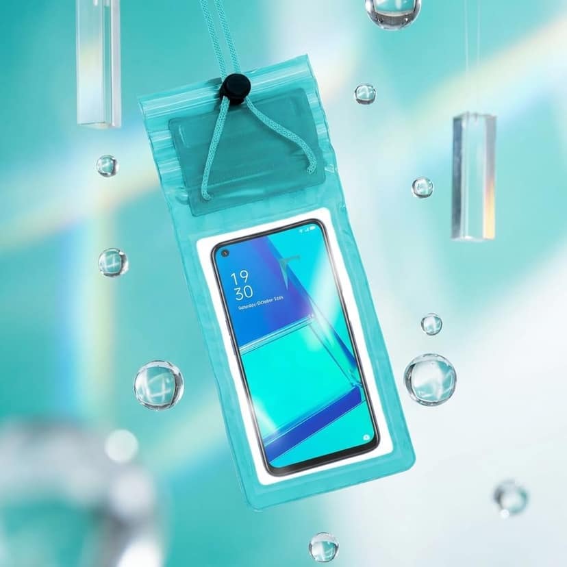 Universal Mobile Rain Cover – Waterproof Transparent Touchscreen Pouch waterproof Cover For Phone (Pack of 1) view 7