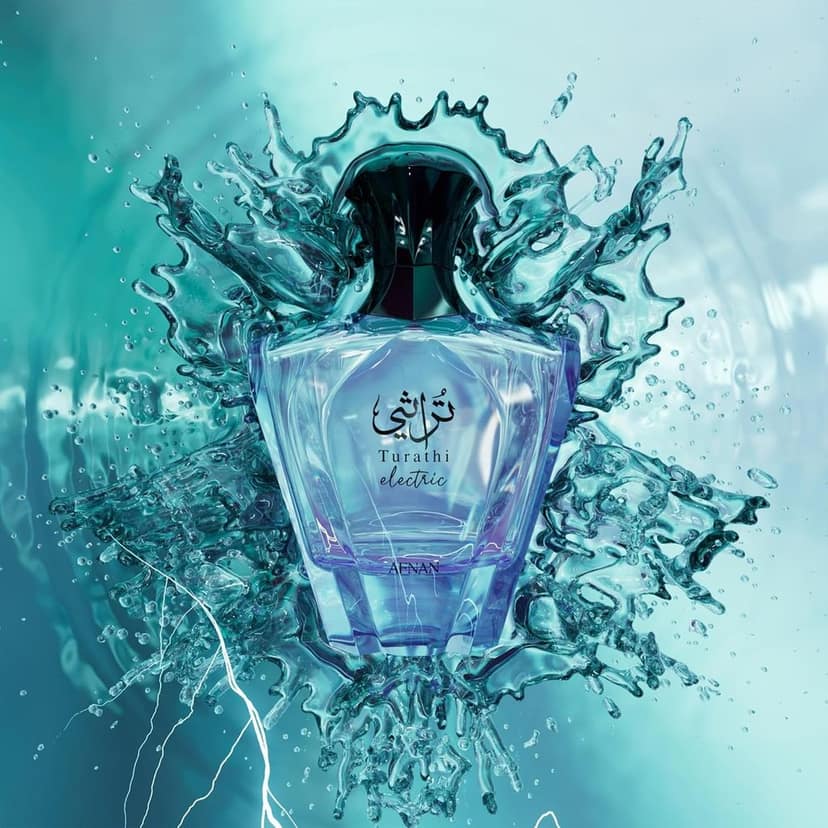 Afnan Turathi Electric Unisex Eau De Parfum 90ml – Long-Lasting Fresh & Woody Luxury Fragrance view 5