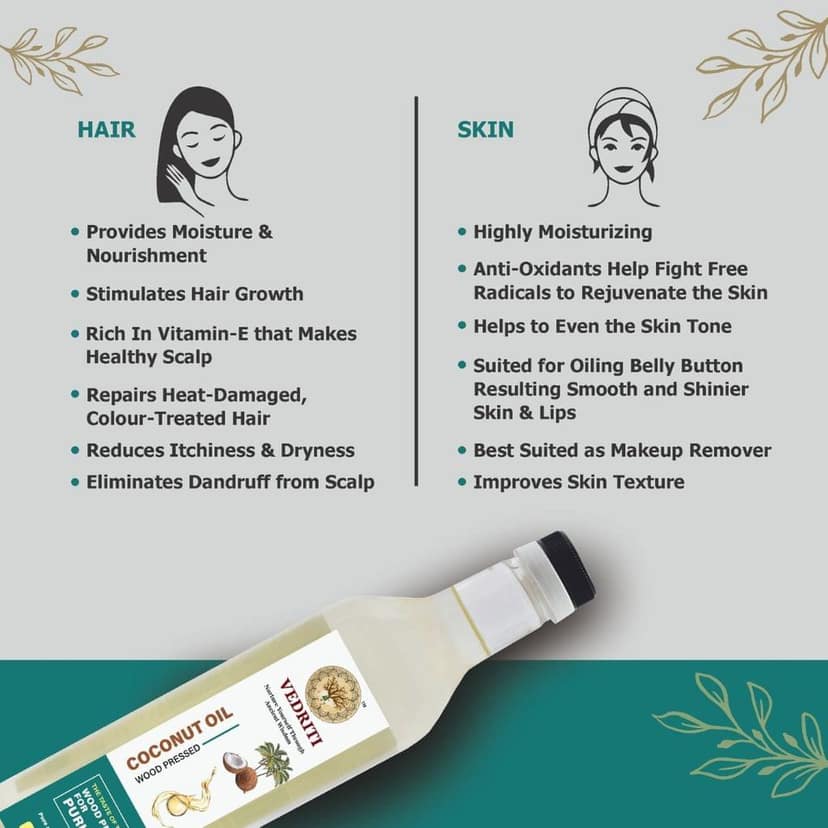 Wood Pressed Coconut Oil view 3