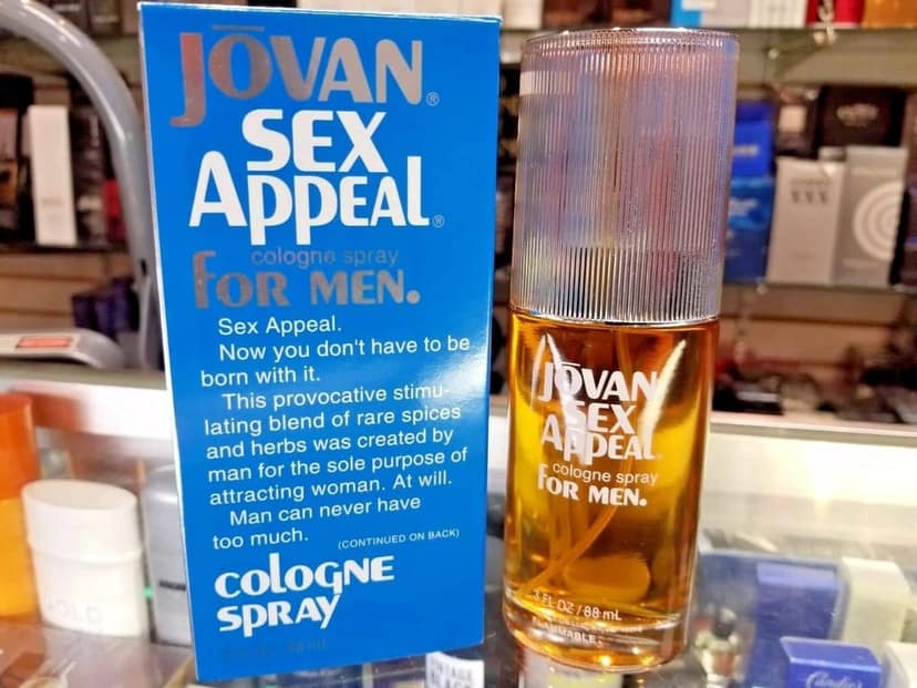 Jovan Sex Appeal 88ML Eau de Cologne A Fresh, Sexy Scent for Men with Long-lasting Appeal Perfume view 3
