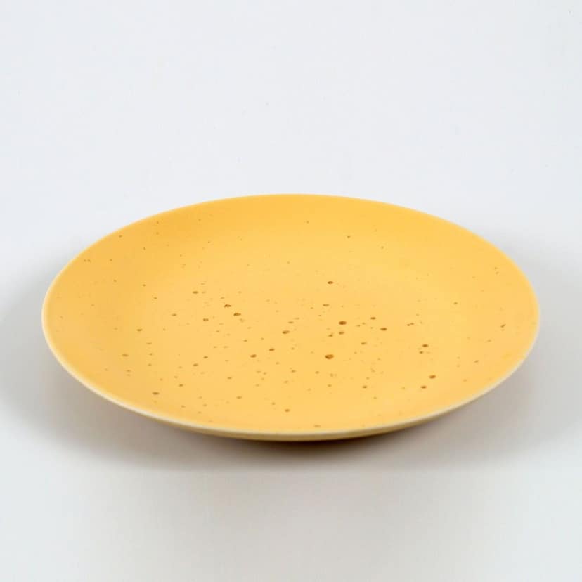 OONA FCLL HANDMADE CERAMIC DINNER PLATE YELLOW P 1016 view 2